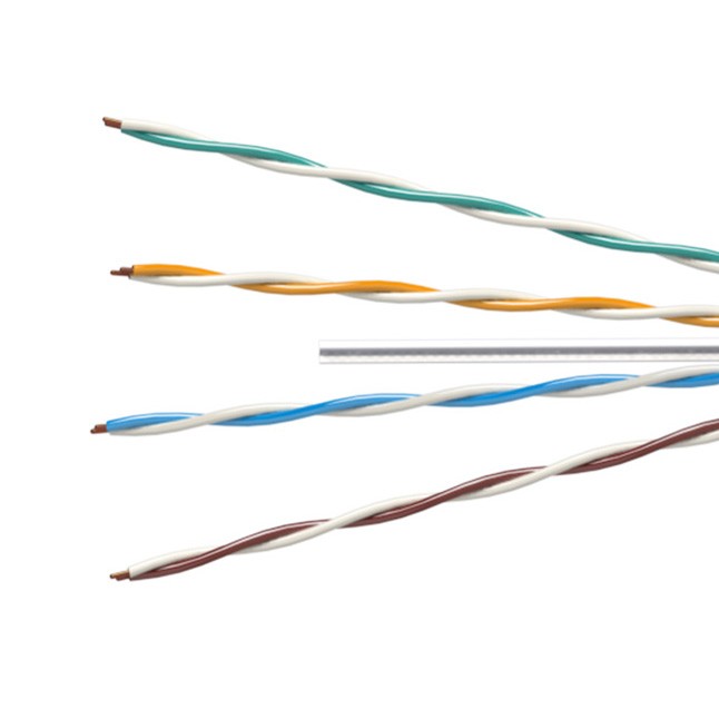 Cable interior rígido C-6 U/UTP, LSZH, Cca, caja 305 m