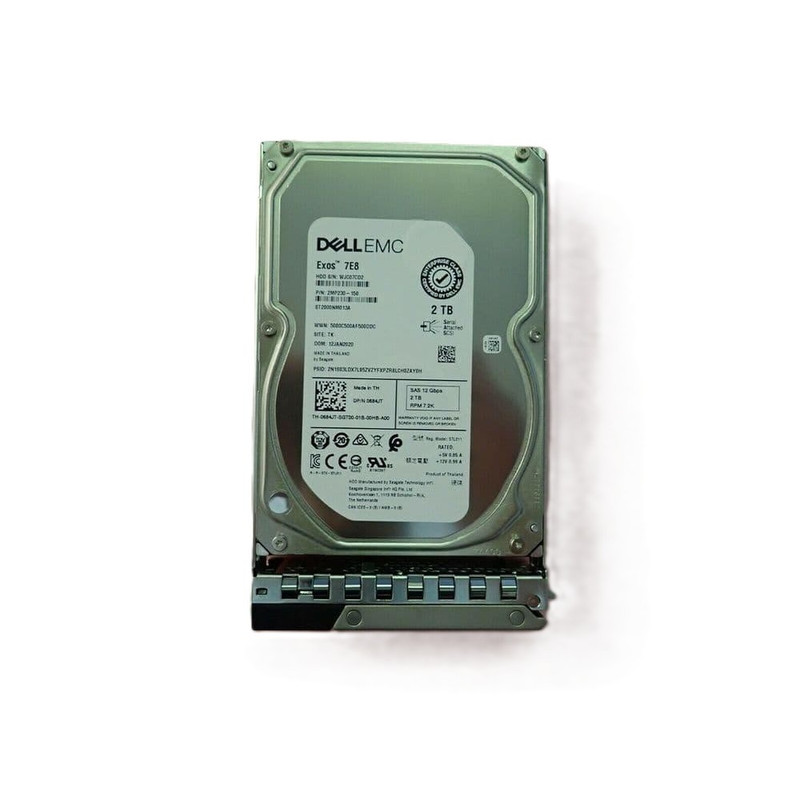 Dell 2TB 7.2K 3.5-inch NL-SAS 12Gb/s 512n Hot-Plug Hard Drive w/ caddy