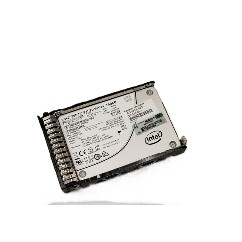 HPE 150GB 2.5-inch SSD SATA 6Gb/s RI SC DS Solid State Drive w/ caddy
