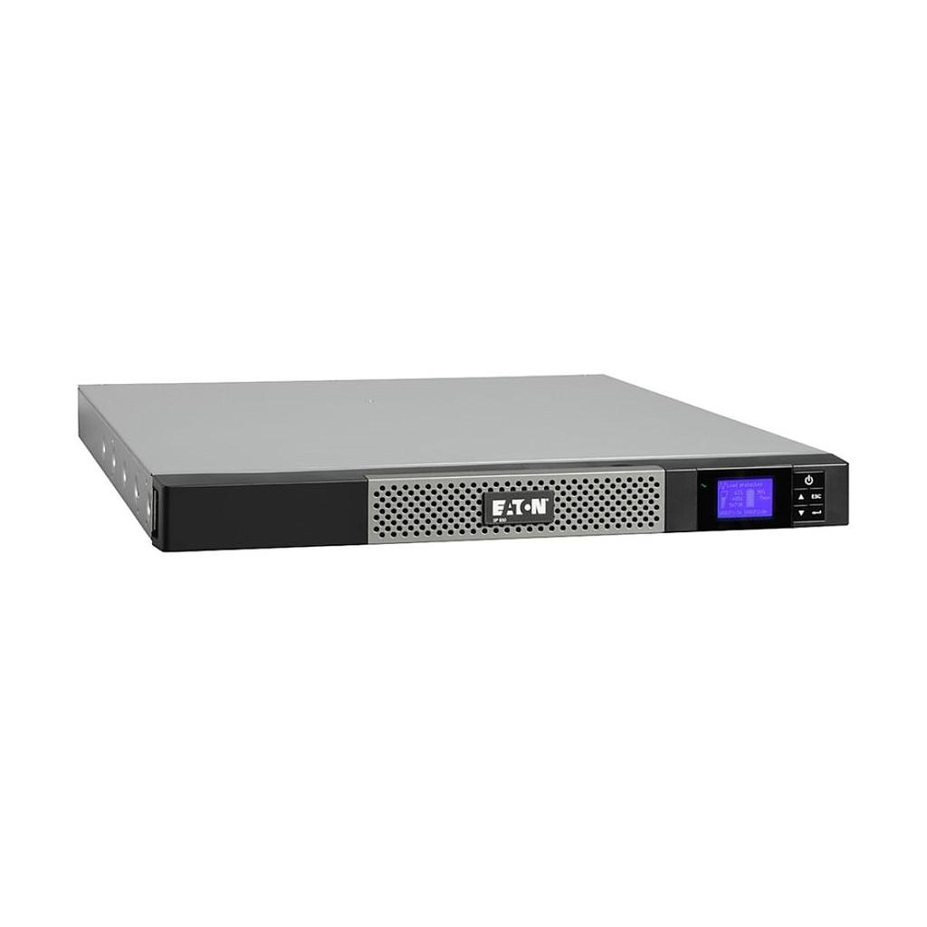 Eaton 5P UPS, 650VA, 0.42kW, Input: C14, Outputs: (4) C13, 1U Rack