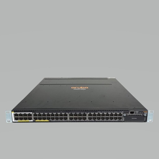 [JL076A] HP Aruba 3810M, 40G 8 HPE Smart Rate RJ-45 1/2.5/5 PoE+ ports & 40 RJ-45 10/100/1000 PoE+ ports, 1-slot Switch