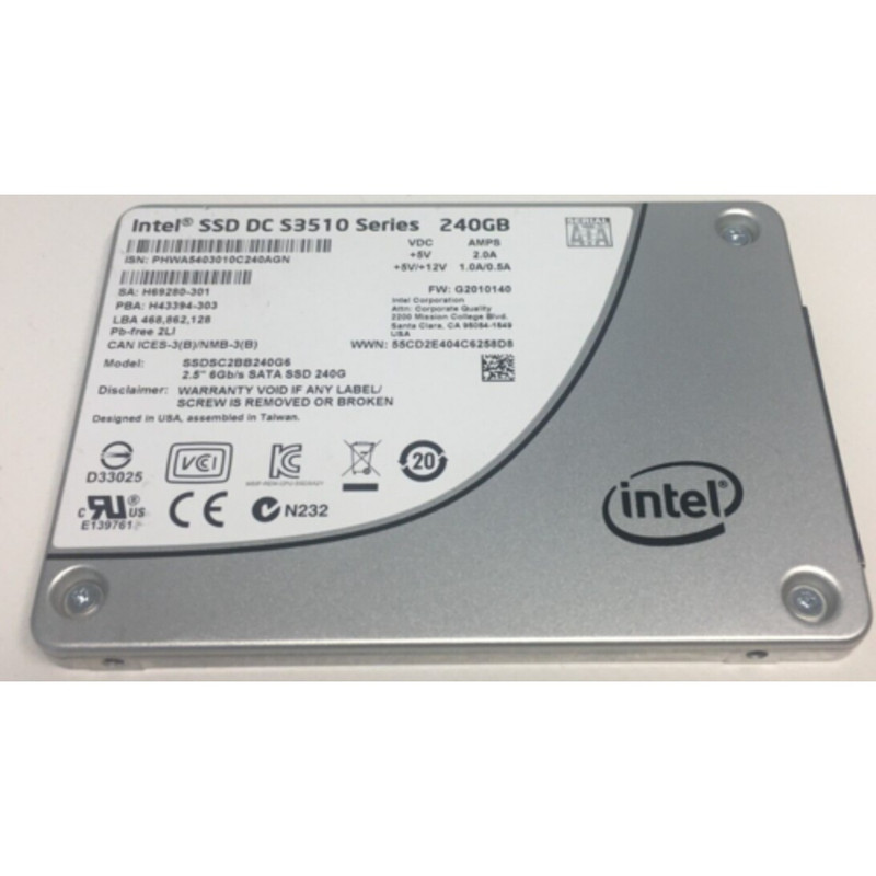Intel 240GB 2.5-inch SATA 6Gb/s MLC Solid State Drives