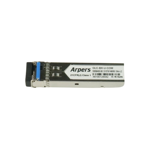 [GLC-BX-U-COM] Arpers 1000BASE-BX SFP, 1310nm TX/1490nm RX, 10km for Cisco