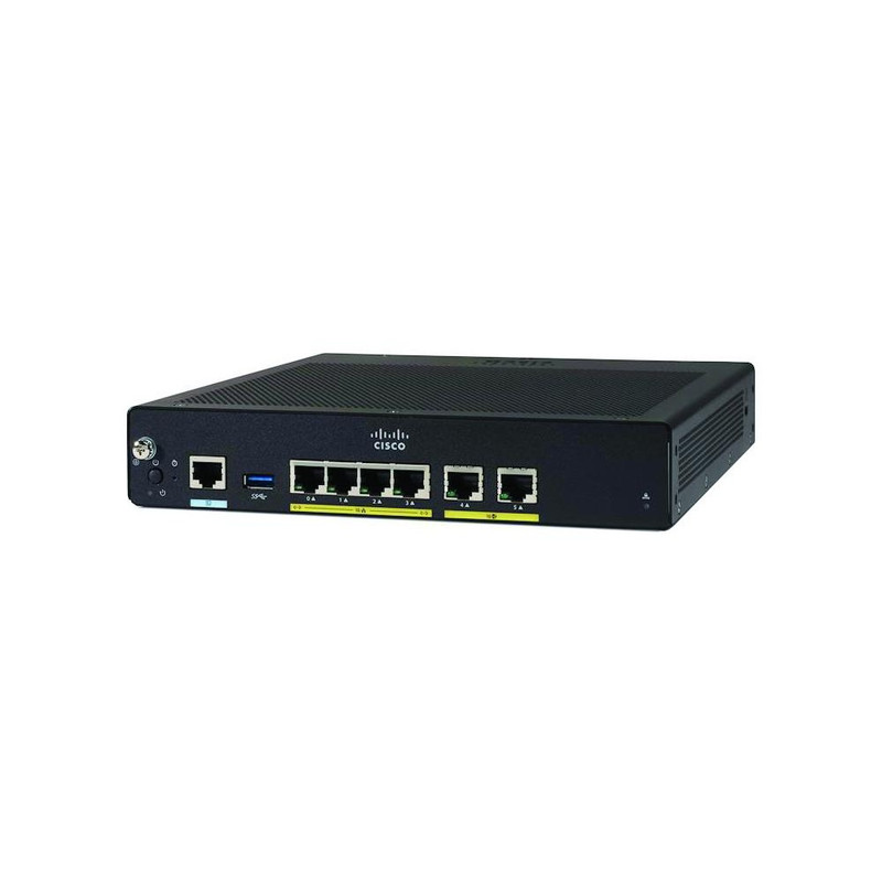 Cisco 921 ISR Gigabit Ethernet security router with internal power supply (with CAT4 LTE)