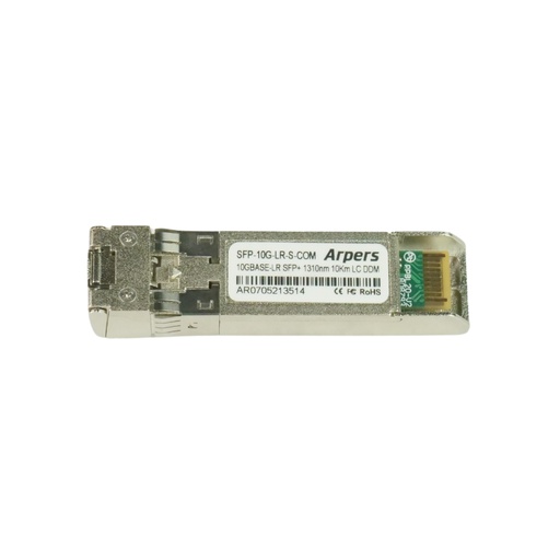 [SFP-10G-LR-S-COM] Arpers 10GBASE-LR SFP+ Module,1310nm, 10km, DOM, LC Duplex SMF S-Class compatible with Cisco