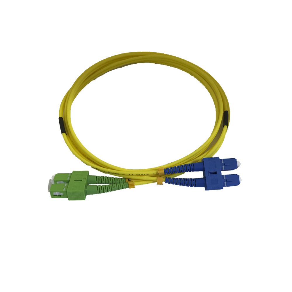 Patchcord Duplex SM 9/125 SC/UPC-SC/APC yellow 3mm 2Mt