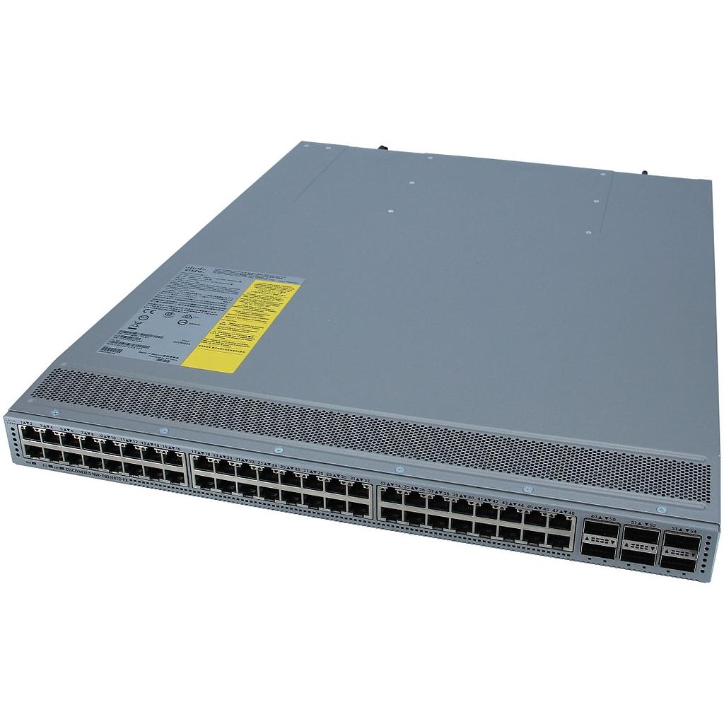 Nexus 9300 with 48p 10G BASE-T and 6p 40G/100G QSFP28, MACsec capable