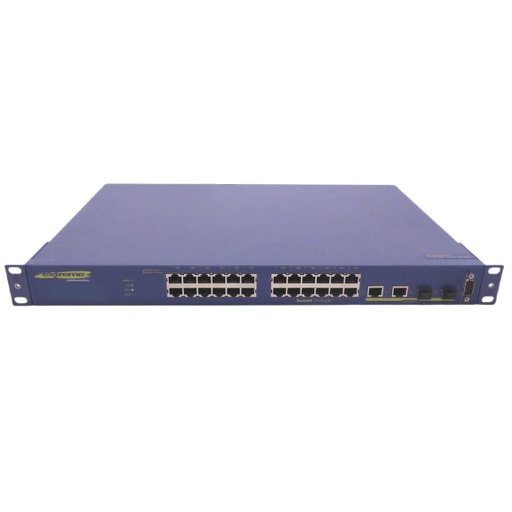 [15201] Extreme Networks Summit X150-24t, 24 Port 10/100BASE-TX, 2 gigabit combo ports, ExtremeXOS Layer 2 Edge License Switch