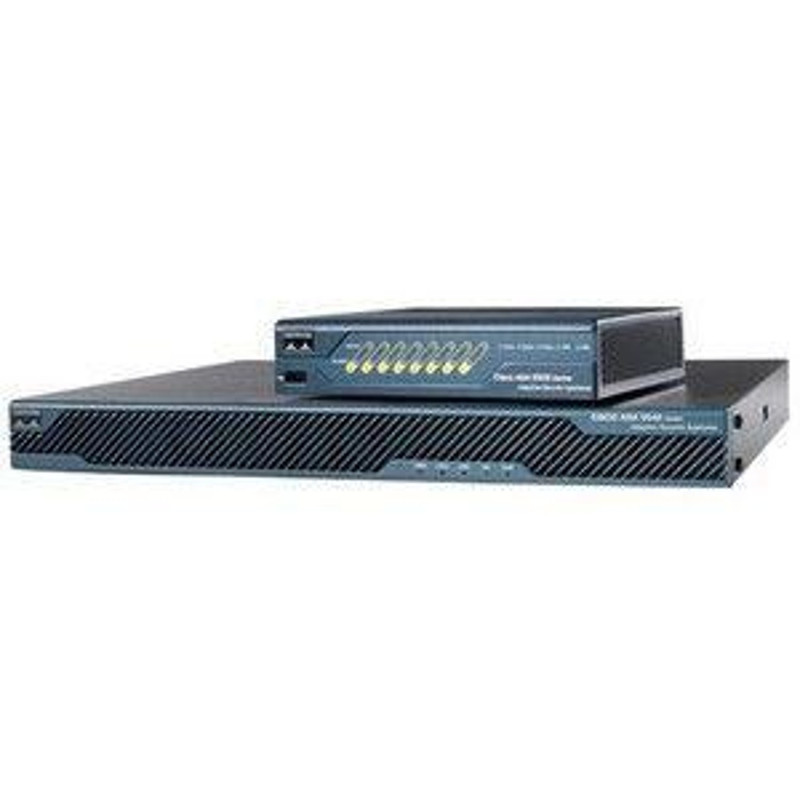 Cisco ASA 5510 Adaptive Security Appliance with Security Plus License and AIP-SSM-10 (chassis, software, 2 Gigabit Ethernet interfaces, 3 Fast Ethernet interfaces, 250 IPsec VPN peers, 2 SSL VPN peers, Active/Active high availability, 3DES/AES)