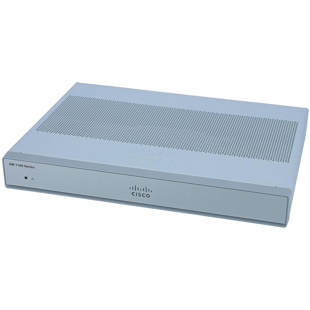 Cisco C1111 ISR 8-Ports 10/100/1000 RJ45, Dual GE WAN with PoE+ Router