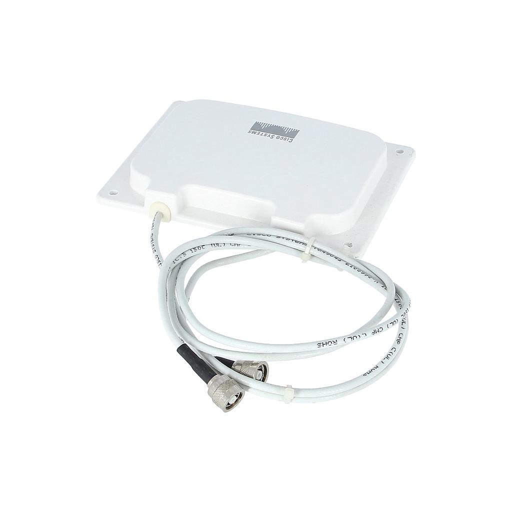 PC周辺機器 CISCO 2.4 GHz. 6.5 dBi Diversity Patch Ant w/RP-TNC Connector AIR-ANT2012 cm3dmju Cisco Aironet 2.4GHz 6.5dBi Diversity Patch Antenna with RP