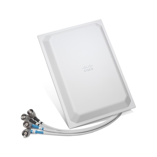[AIR-ANT2451V-R] Cisco Aironet Dual Band, 2dBi in 2.4GHz; 3dBi in 5GHz, Ceiling Mount 4-Element Omnidirectional Antenna with 4 right angle RP-TNC Connector