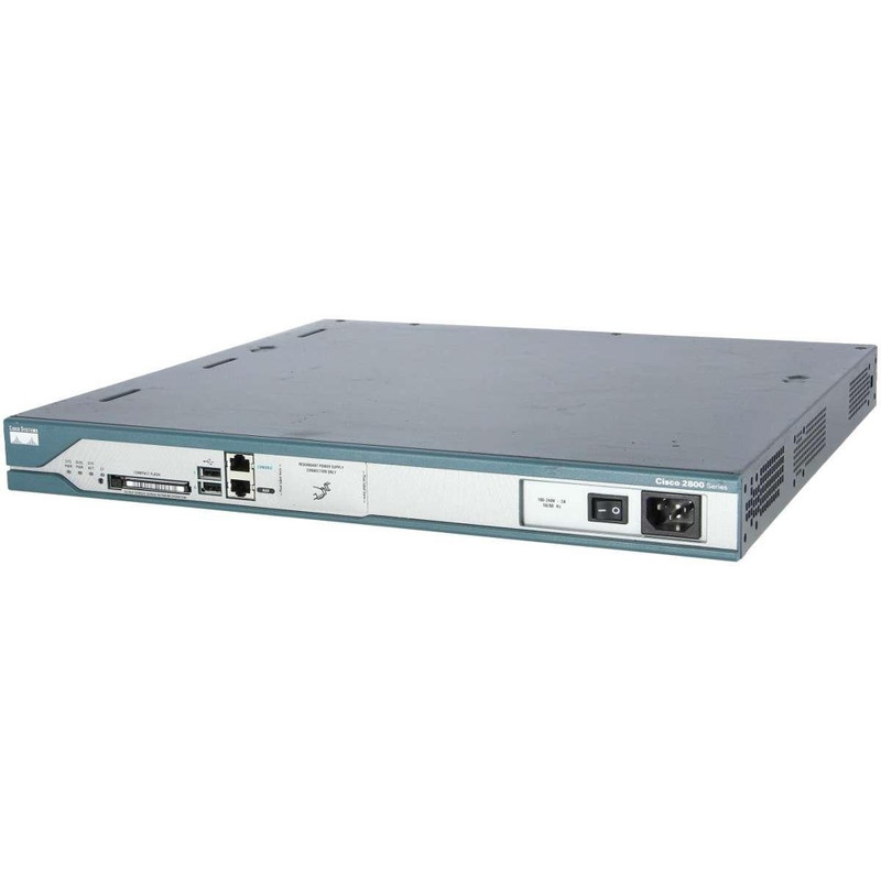 Cisco 2811 ISR Voice Security Bundle with PVDM2-16, FL-CCME-36, Advanced IP Services, 128F/256D Router