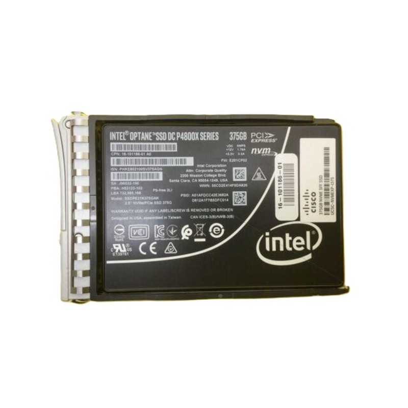 Cisco 375GB 2.5in Intel Optane NVMe Extreme Performance SSD
