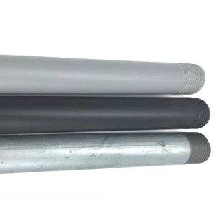 TUBO SALIDA POSTE PVC NEGRO 2&quot; 1/2-2,5MTR 510297