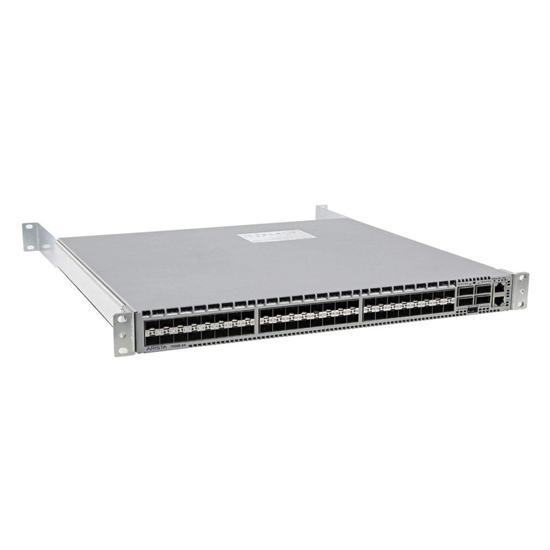 Arista 7150, 48x1/10G SFP+ &amp; 4xQSFP+ switch, high precision clock, front-to-rear airfow, 2x AC PSU