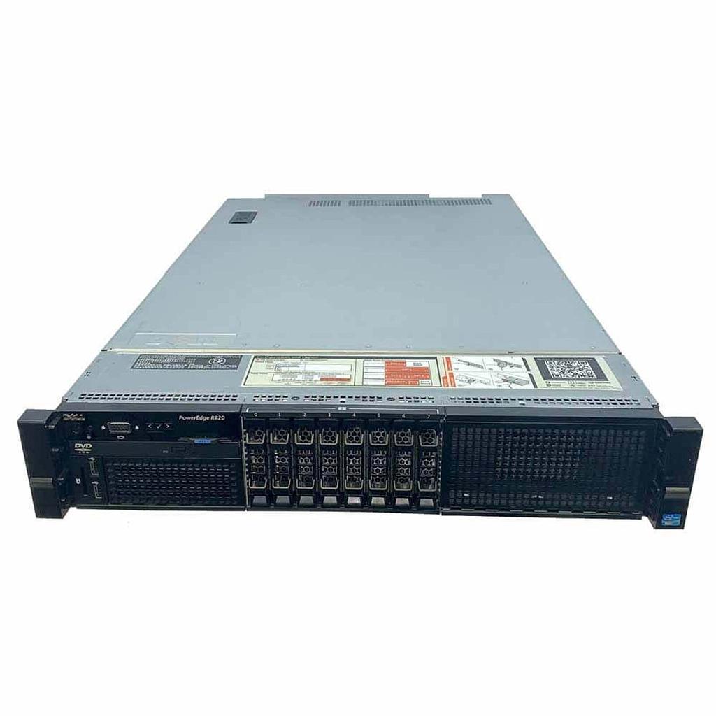 Dell PowerEdge R820, 8 SFF Drive Bays, CTO 2U; iDRAC-7 (Enterprise)