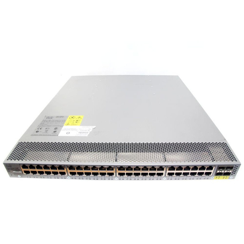 Cisco Nexus 2148T Series 1GE, 48x1000Base-T host interfaces and 4x10GE fabric interfaces SFP+