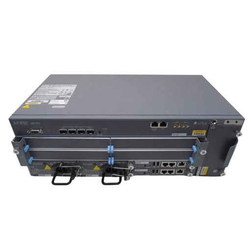 [MX104-80G-AC-BNDL] Juniper MX104 Promotional bundle, 4x10GE, 4 MIC slots, AC