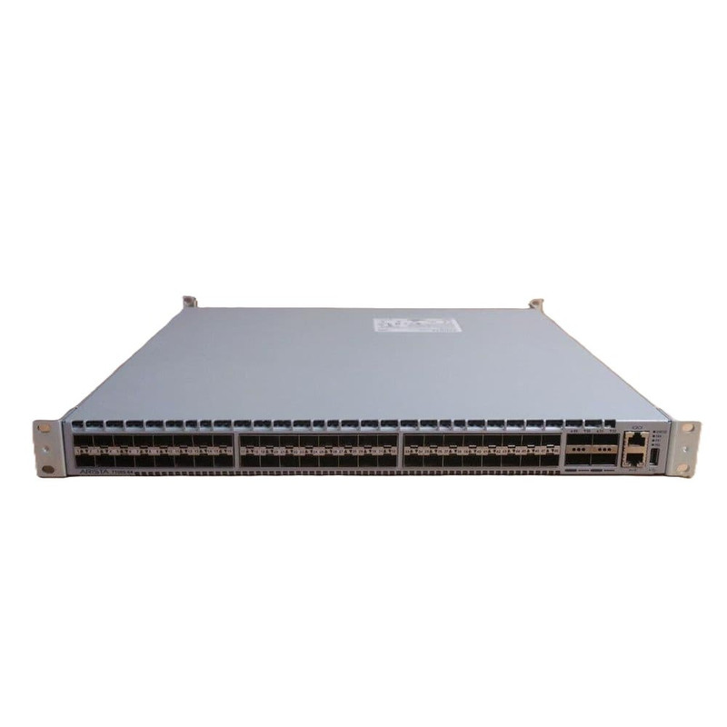 Arista 7150S, 48x1/10G SFP+ &amp; 4xQSFP+ switch, high precision clock, rear-to-front airflow, 2x AC PSU