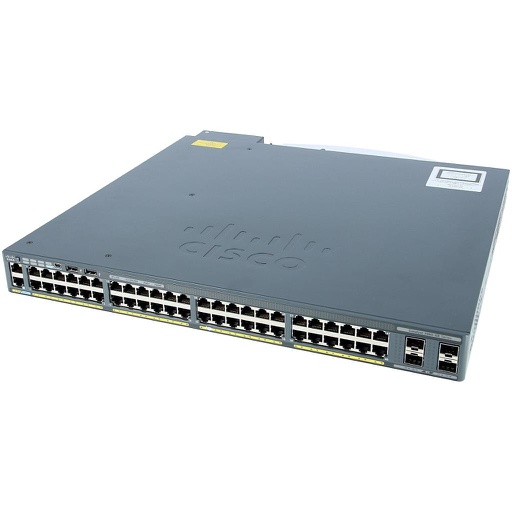 [WS-C2960XR-48FPS-I] Cisco Catalyst 2960XR 48 10/100/1000 PoE+ ports (PoE budget of 740 W) and 4 SFP module slots, with one 1025W AC power supply, IP Lite