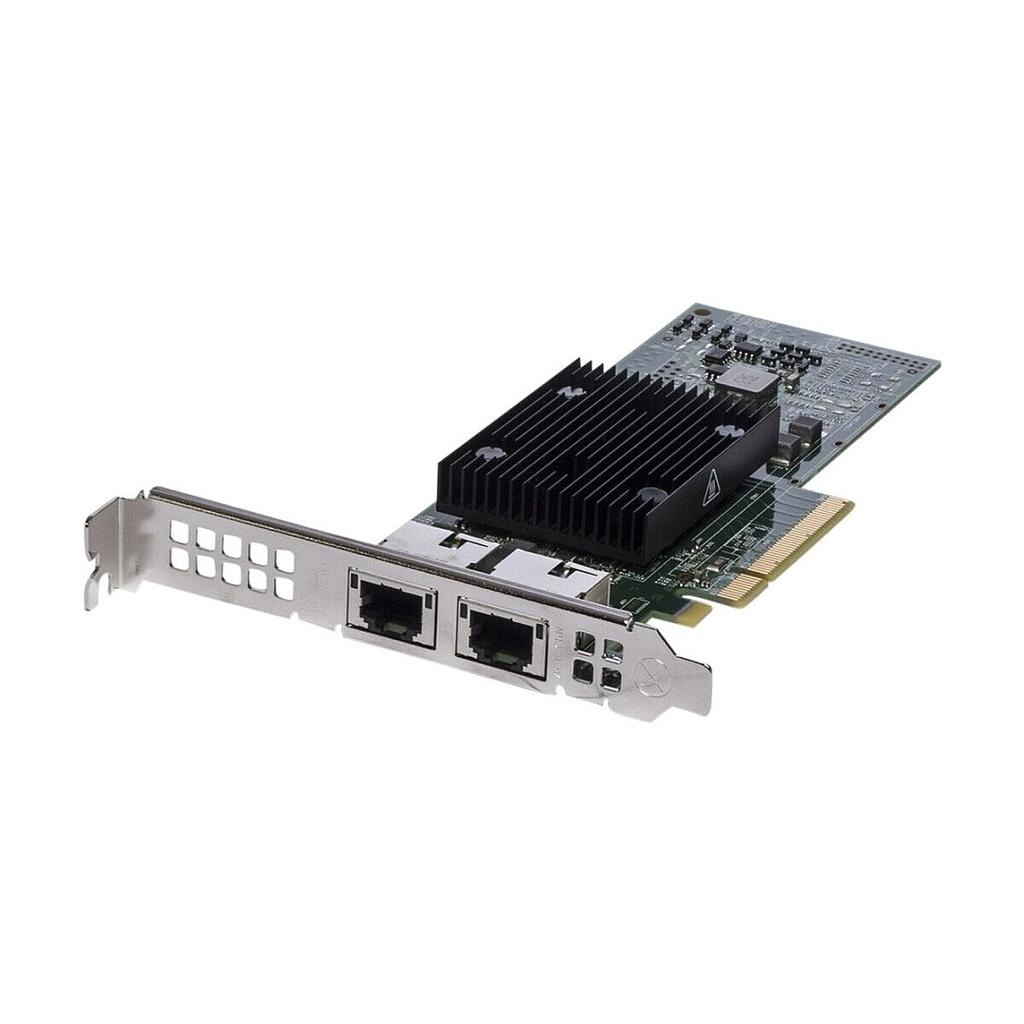 Dell Broadcom 57416 NIC Dual Port 10Gbps Base-T RJ-45 PCIe Adapter - High Profile Bracket