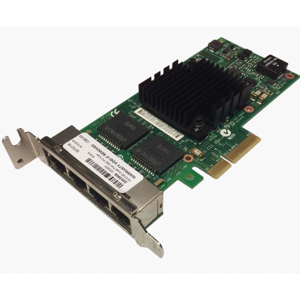 Sun Oracle Quad Port GbE PCI Express 2.0 Low Profile Adapter, UTP