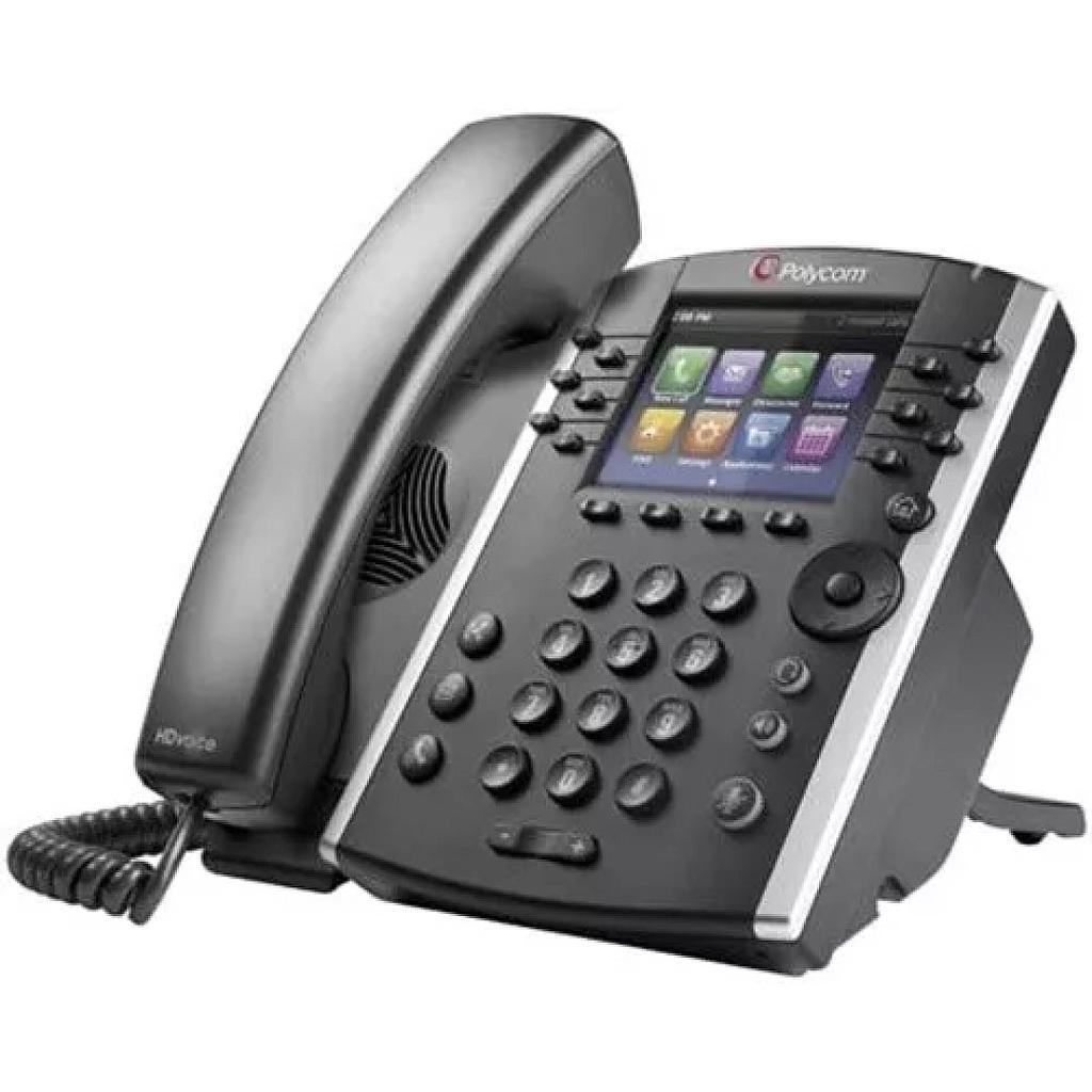 Polycom IP Phone VVX 410, 12-Lines, Gigabit Ethernet, PoE