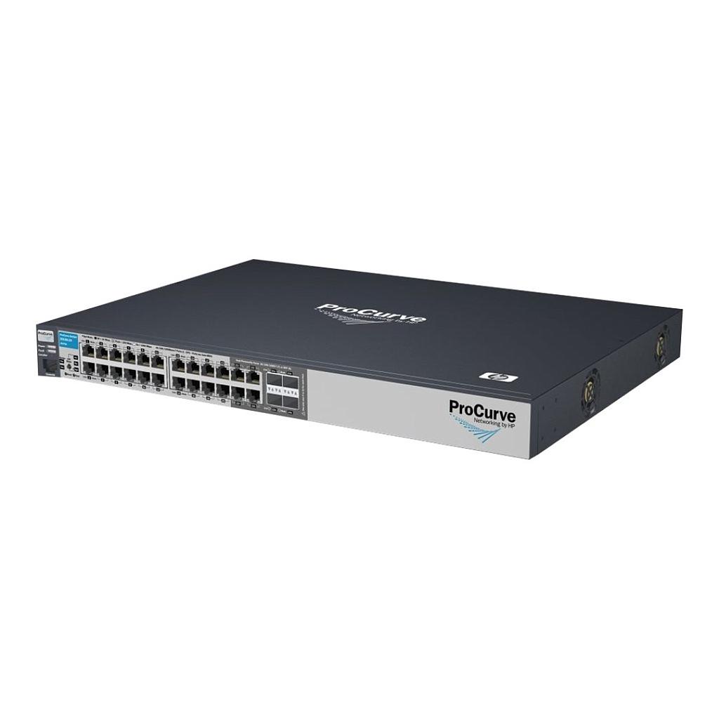HP ProCurve 2510G-24 Switch 20 auto-sensing 10/100/1000 ports &amp; 4 dual-personality ports (10/100/1000 RJ-45 or SFP)
