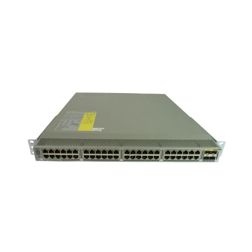 [N3K-C3048TP-1GE] Cisco Nexus 3048TP-1GE 1RU 48 10/100/1000 Mbps and 4 10Gbps ports, choice of airflow and power supply