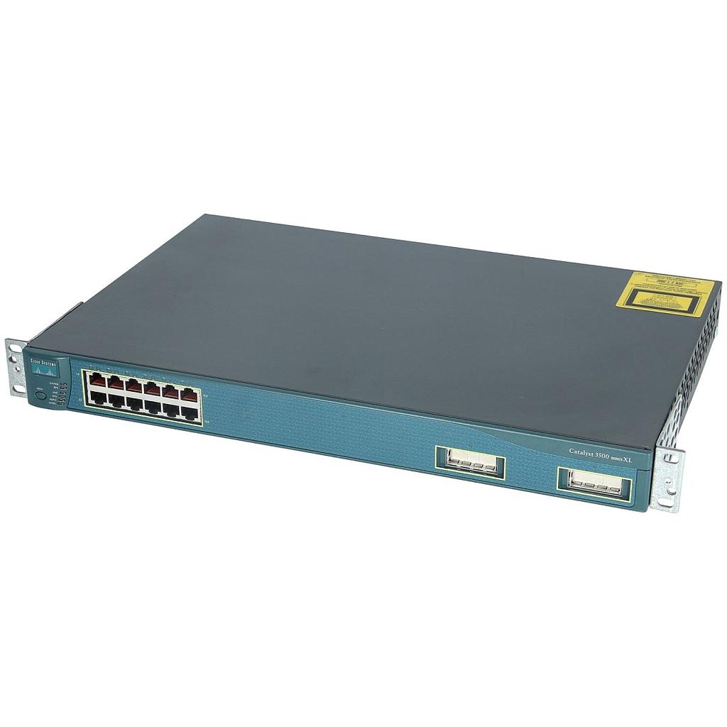 Cisco Catalyst 3512 XL , 12-Port 10/100 and two 1000BaseX GBIC ports, Enterprise Edition