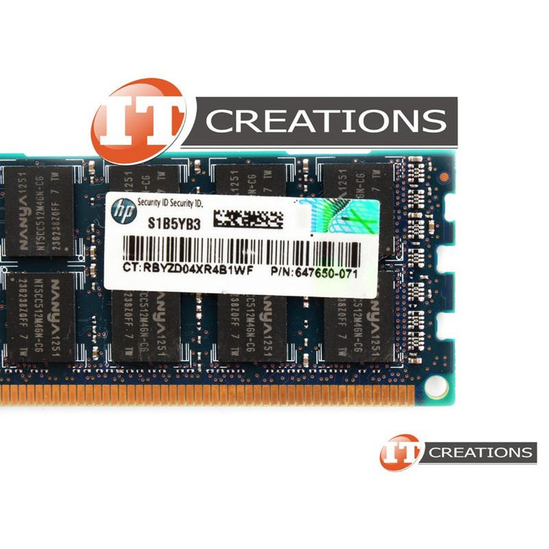 HPE 8GB 2Rx4 PC3L-10600R (DDR3-1333) Registered CAS-9 Low Voltage Memory Kit