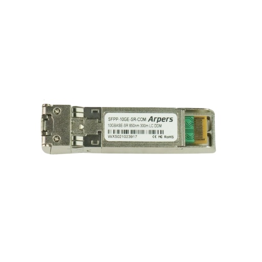 [SFPP-10GE-SR-COM] Arpers 10GBASE-SR SFP+, 850nm, MMF, 300m, Dual LC, DOM compatible with Juniper