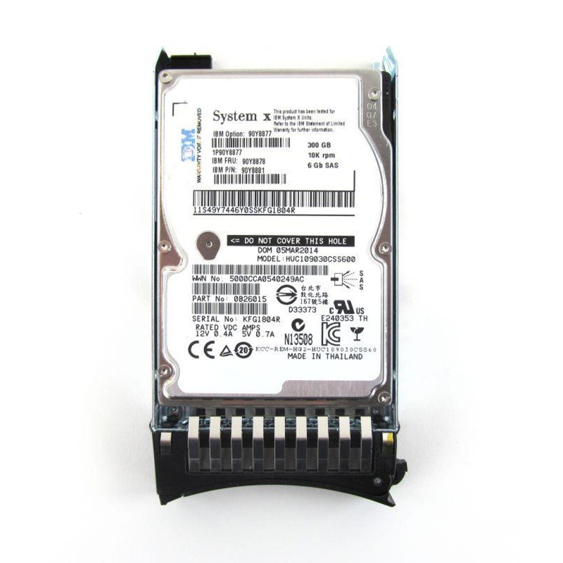 IBM 300GB 10K 2.5-inch SAS 6Gb/s Hot-Swap Hard Drive w/ caddy