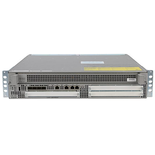 [ASR1002] Cisco ASR1002 Chassis, 4 Built-In GE, Dual P/S, 4GB DRAM