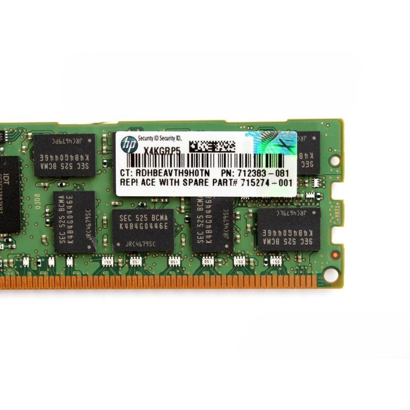 HPE 16GB 2Rx4 PC3-14900R (DDR3-1866) Registered CAS-13 Memory Kit