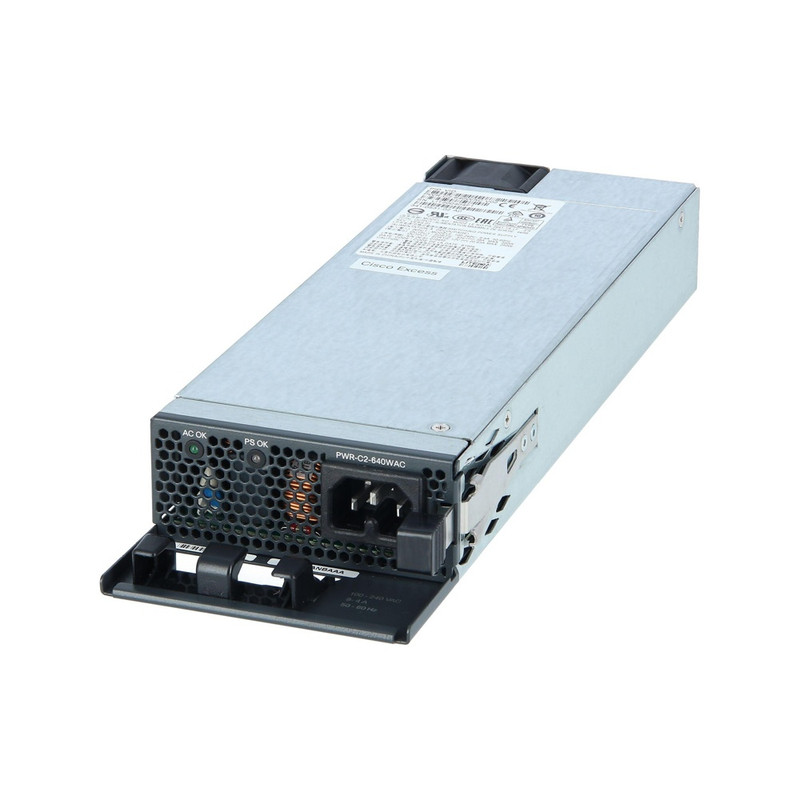 Cisco Second FRU power supply and fan for 3650 and all 370W PoE+ 2960-XR switches, provides 640W AC of power