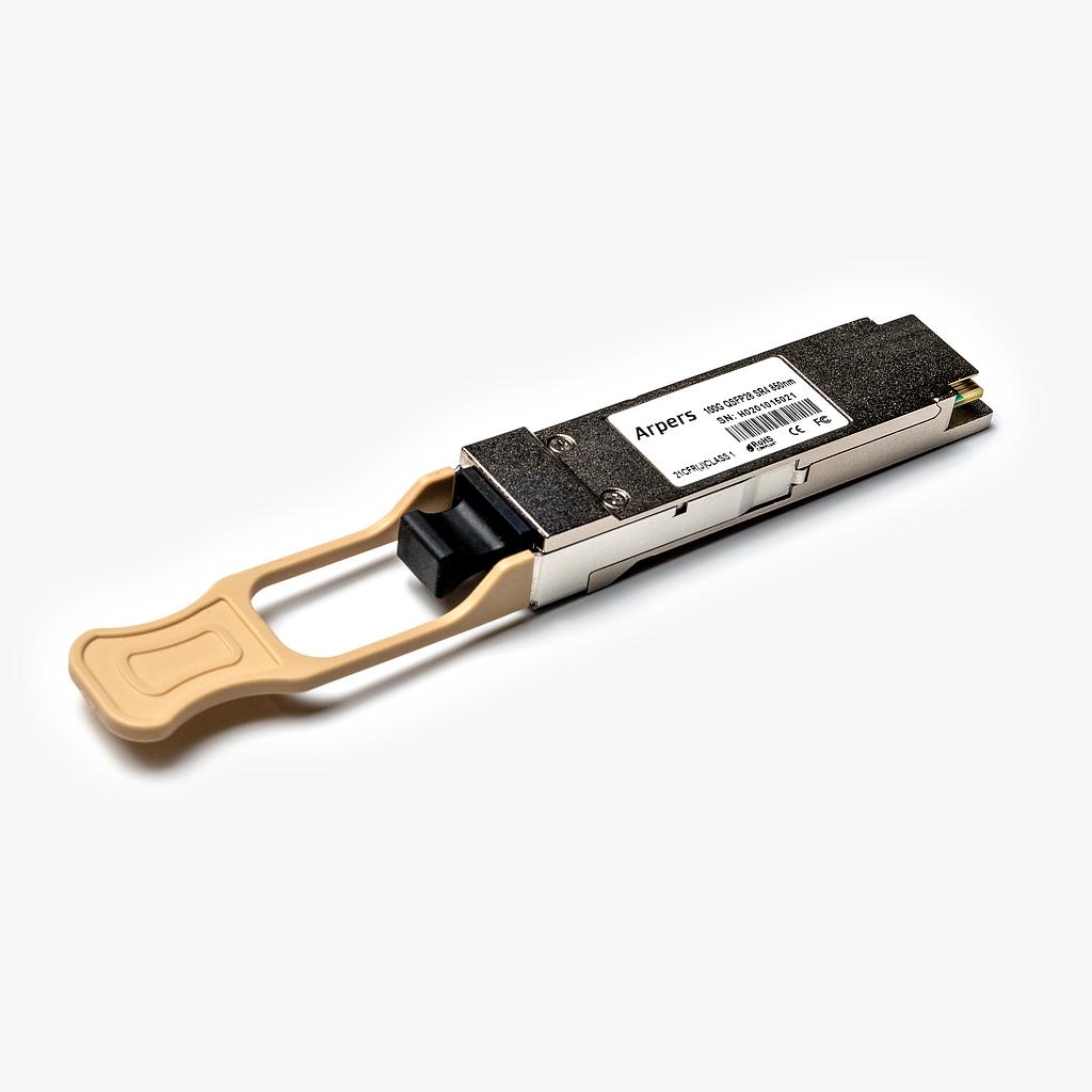 Arpers 100GBASE-SR4 QSFP28, 850nm, MMF, 100m, MPO, DOM compatible with Arista
