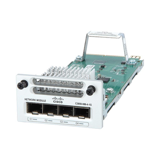 [C3850-NM-4-1G] Cisco 4 x Gigabit Ethernet network module spare for 3850
