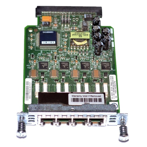 [VIC-4FXS/DID] Cisco 4-port FXS or DID Voice/Fax Interface Card 