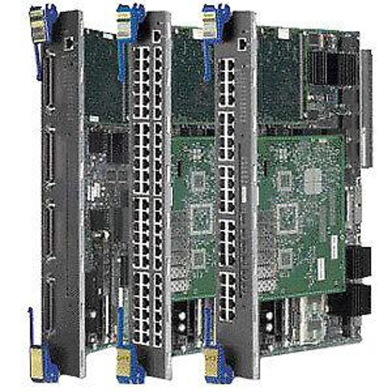 Enterasys Gold Distributed Forwarding Engine (DFE) with 48 10/100/1000Base-T ports via RJ45 and 1 Network Expansion Module (NEM) Slot for N-Series