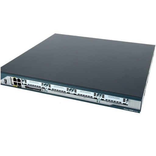 [CISCO2801] Cisco 2801 Integrated services router (ISR) with AC power, 2FE, 4 Interface Card Slots, 2 PVDM slots, 2 AIMs, and Cisco IOS IP Base Software