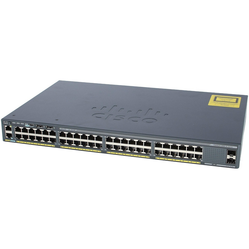 Cisco Catalyst 2960X 48 10/100/1000 ports and 2 SFP module slots LAN Lite