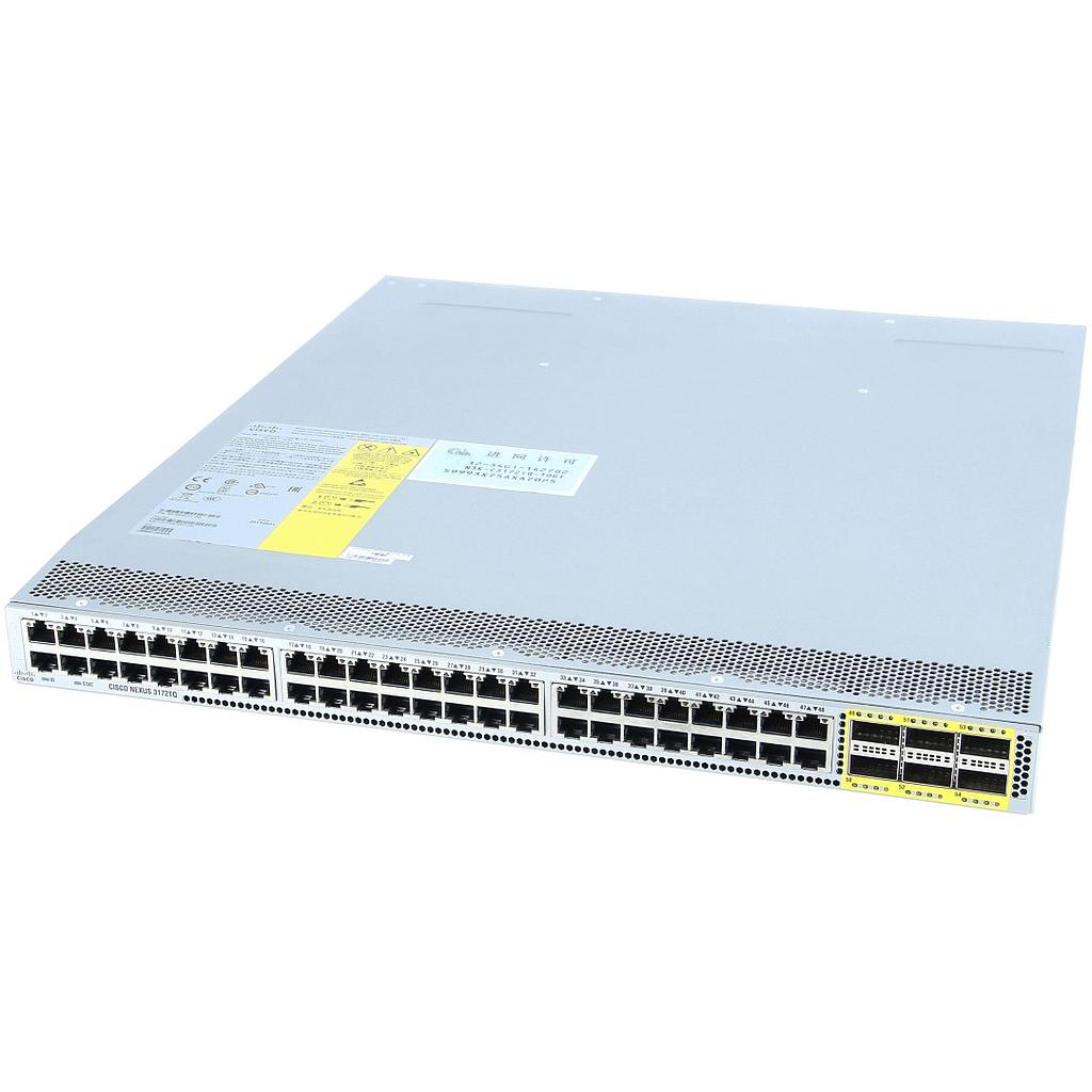 N3K-C3172TQ-10GT | Cisco Nexus 3172TQ, 48 10GBase-T RJ-45 and 6 QSFP+ ports