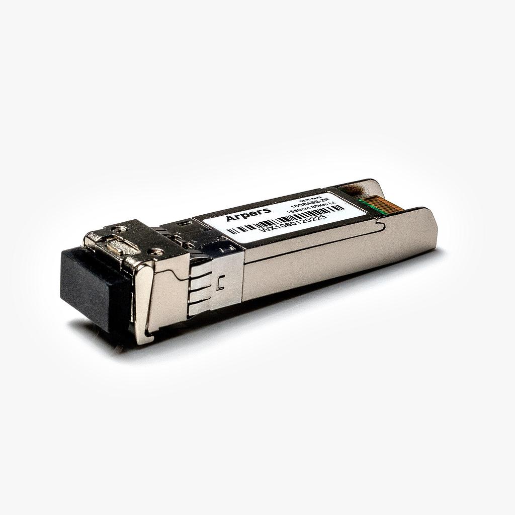 Arpers 10GBASE-ZR SFP+, 1550nm, SMF, 80km, LC Dúplex, DOM for Ciena