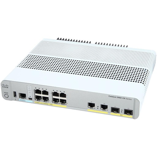 [WS-C2960CX-8PC-L] WS-C2960CX-8PC-L | Cisco Catalyst 2960CX 8xGE PoE+ 2xRJ45 2xSFP
