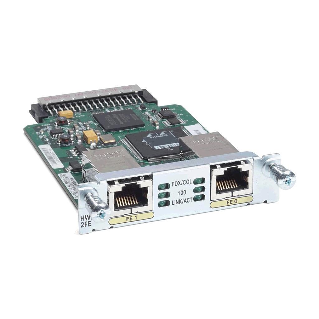 Cisco 2-Port Fast Ethernet Layer 3 HWIC for Cisco Integrated Services Routers