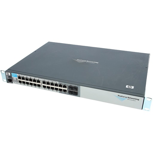 [J9021A] HP ProCurve 2810-24G Switch, 20 auto-sensing 10/100/1000 ports & 4 dual-personality ports (10/100/1000 RJ-45 or SFP)