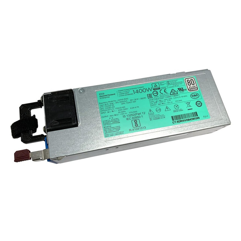 HPE 1400W Flex Slot 80+ Platinum Plus Hot Plug Power Supply Kit