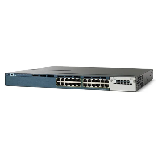 [WS-C3560X-24T-L] Cisco Catalyst 3560X Standalone 24 10/100/1000 Ethernet ports, with one 350W AC power supply 1 RU, LAN Base feature set